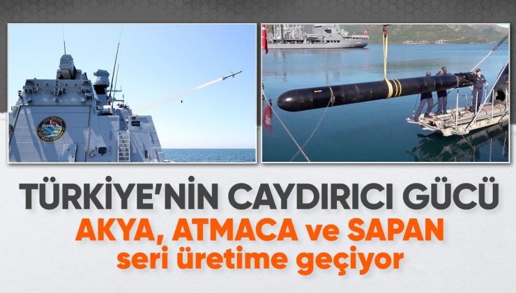 Milli denizaltı torpidosu ile seyir ve hava savunma füzeleri seri üretime geçiyor