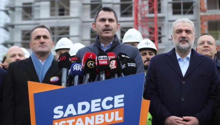 Murat Kurum: İstanbul’un 39 ilçesinde tek bir riskli yapı kalmayana kadar çalışacağız