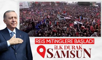Cumhurbaşkanı Erdoğan’ın Samsun seçim mitingi konuşması
