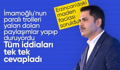 Murat Kurum’dan maden faciası açıklaması: Tam 135 kez denetlendi