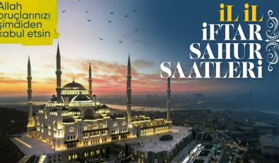 İl il Ramazan’ın ilk gününün sahur ve iftar vakitleri! 11 Mart Pazartesi günü imsakiyesi