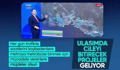 Murat Kurum’dan İstanbul’da ulaşım sorununu çözecek projeler