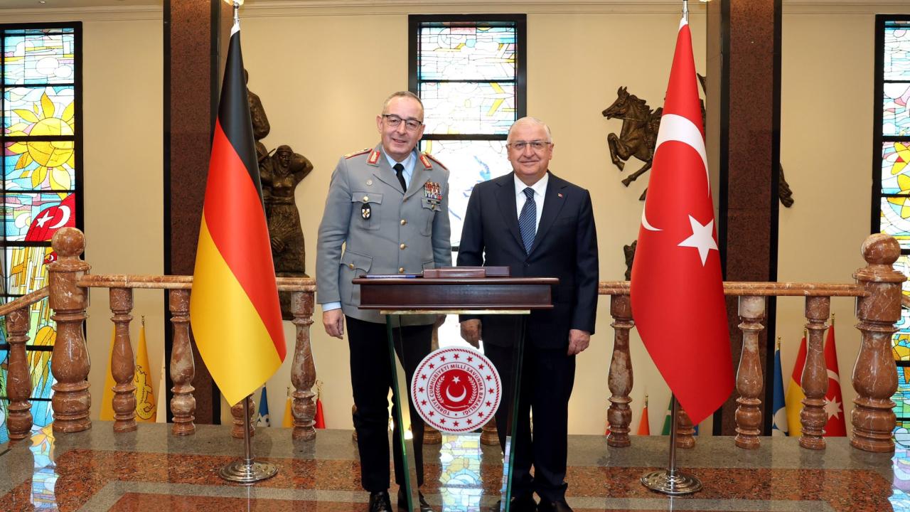 Milli Savunma Bakanı Güler Almanya Genelkurmay Başkanı’nı kabul etti